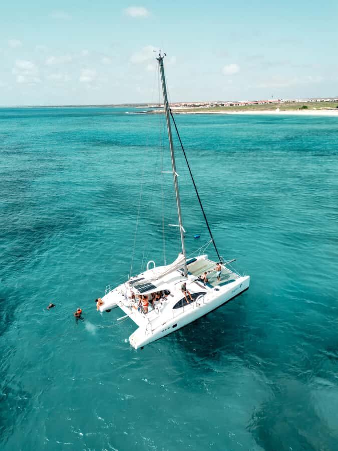 3-hour Catamaran Adventure on the waters of Sal Island - Meeting Point Shuffle: Santa Maria Beach vs Bikini Beach