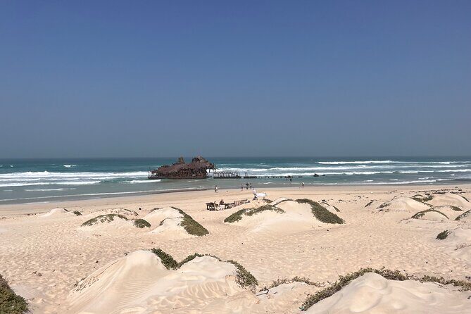 4WD Boa Vista group day tour south and north with sandboarding - Praia da Varandinha: caves, rock shapes, and a bird to watch for
