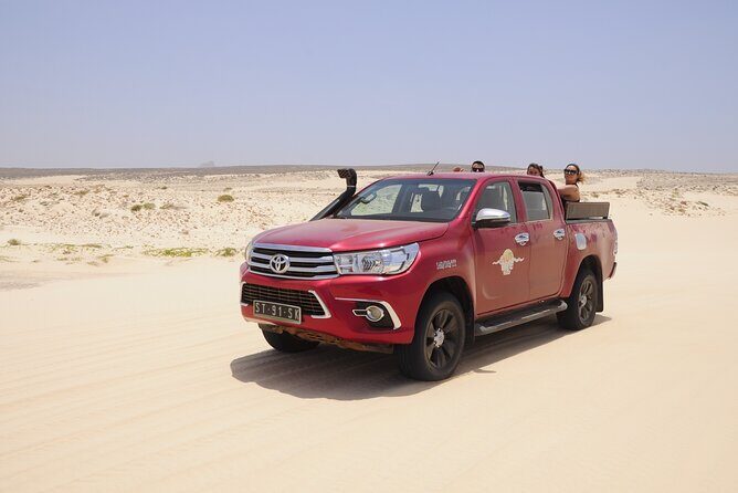 4x4 Tour - Sandboard, Shark & Green Turtle's Bay, Snacks & Drinks - What to pack for Boa Vista dune and coast time