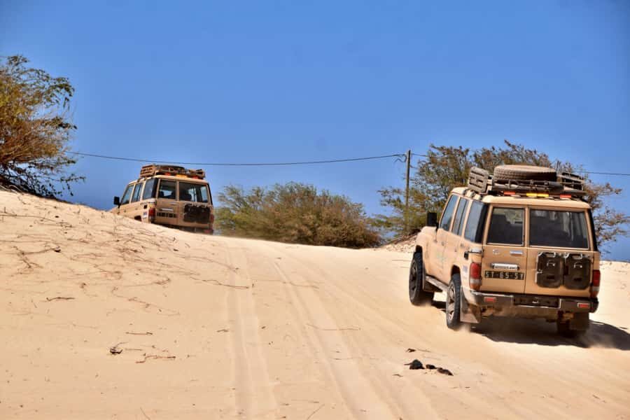 Boa Vista Jeep Expedition: Shipwreck & Viana Desert (4-Hour) - Viana Desert dunes and the Praia de Chaves pottery chimney