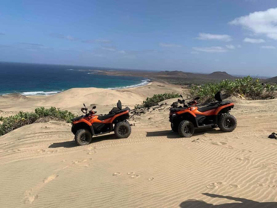 Cape Verde: São Vicente Island 4x4 Quad Tour - Salamansa fishing village: cliff views and long white sand
