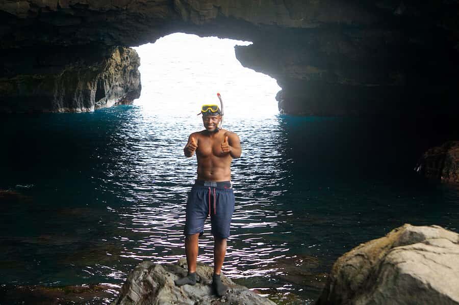 From Praia: Boat Trip, Snorkeling, Cave & BBQ on the Beach - What Helps the Day Run Smoothly (Cooling, Snacks, and Drinks)