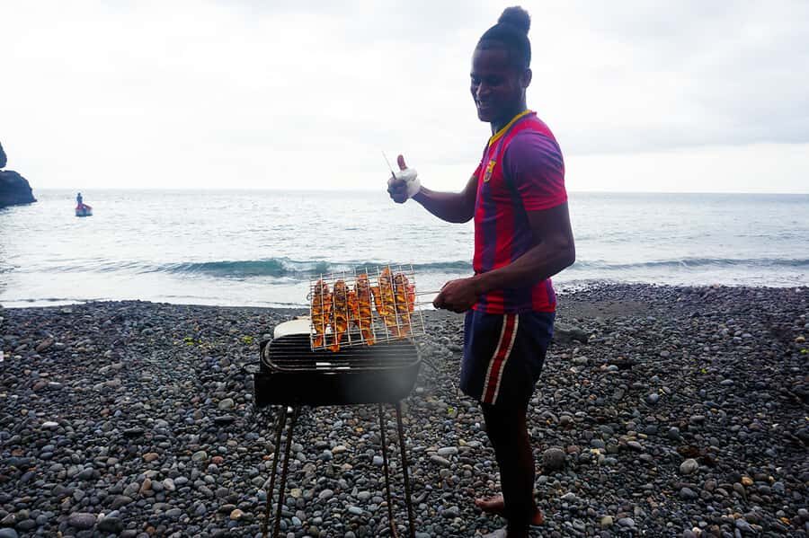 From Praia: Boat Trip, Snorkeling, Cave & BBQ on the Beach - Praia Pickup, Assomada Photo Stops, and the Western Side Drive