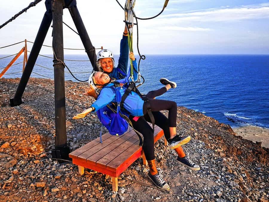 From Santa Maria: Sal island Zipline Experience (Official) - From Santa Maria to Serra Negra: How the Day Starts