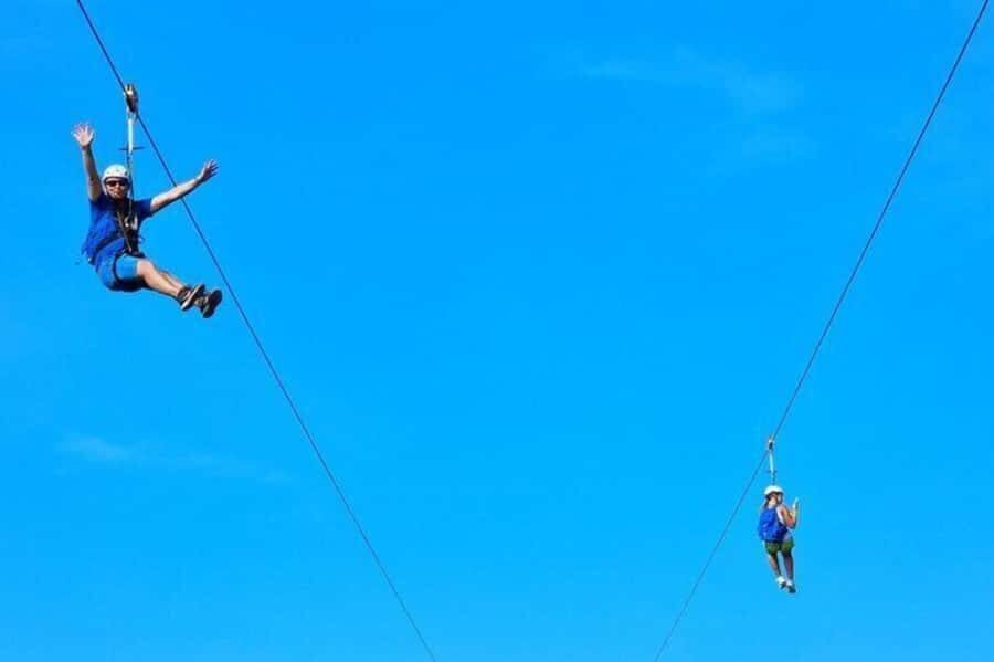 From Santa Maria: Sal island Zipline Experience (Official) - The Zipline Run: Length, Speed, and That Ocean-Under-You Feeling