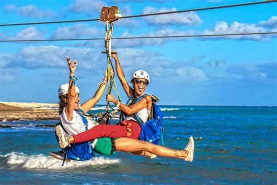 From Santa Maria: Sal island Zipline Experience (Official) - Guides That Keep Things Fun and Under Control
