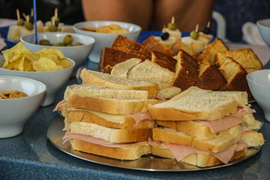 Sal: All-Inclusive Half-Day Lounge Catamaran Cruise - Fishing, snacks, and unlimited beer: the all-inclusive details that matter