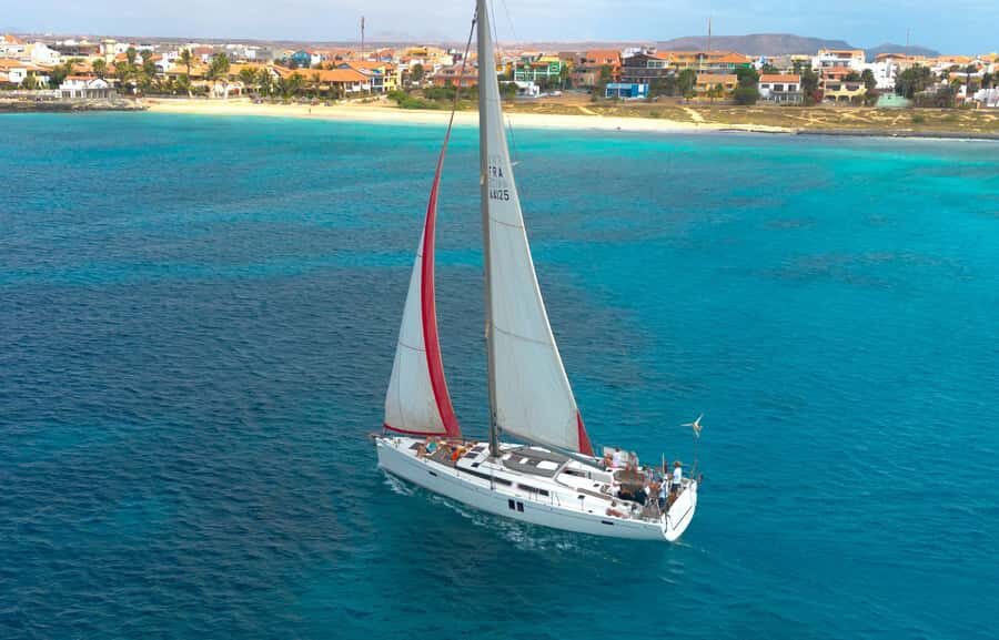 Sal, Cape Verde: Half day on Cuba Libre sailing yacht - Marine Life Odds: Dolphins, Turtles, and Flying Fish