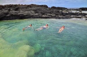 Sal: Full-Day Trip Around the Island with Lunch - Ponta Preta: the black edge, the white sand, and the wave action