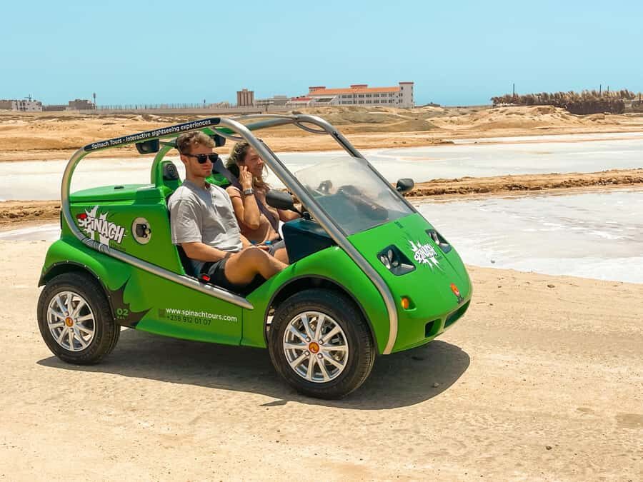 Sal Island: 2 Hour Guided Excursion on a Talking Car - The pier, Shell Cemetery Beach, and Marché Municipal: where the tour turns local