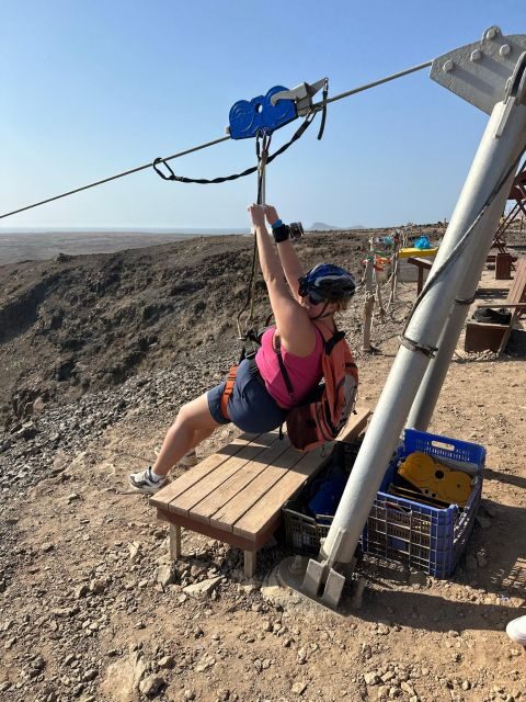 Santa Maria: Serra Negra Zipline Experience - Getting suited up: helmet, harness, pulley, and the pace of the team