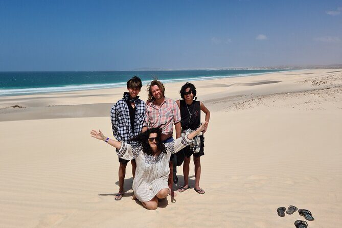 Tours in Boa Vista island - Morro de Areia and Nature Reserve: dunes meeting the ocean